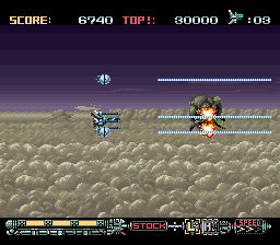Phalanx - The Enforce Fighter A-144 (USA) In game screenshot